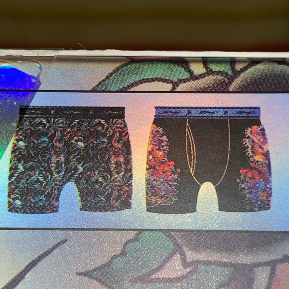 Ed Hardy Printed Box Briefs - 3 Pack NIB - Picture 5 of 6